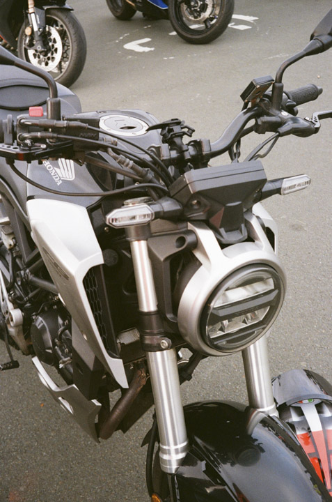 Review of the Olympus Trip 35 35mm film camera, shot on Fujifilm 400 at Plymouth Bike Nights, Plymouth Hoe UK.